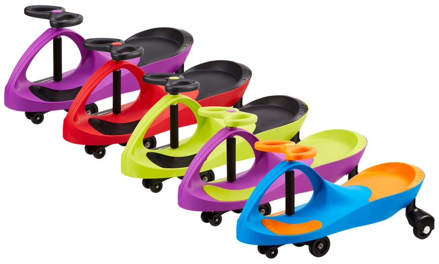 Image 1: Kid's Ride-On Wiggle Car