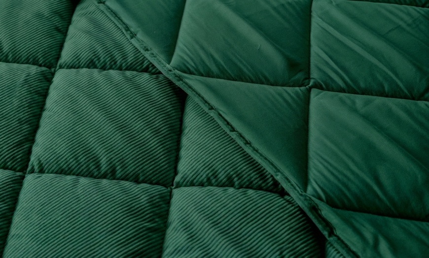 Image 21: Trapunta invernale matrimoniale in velluto