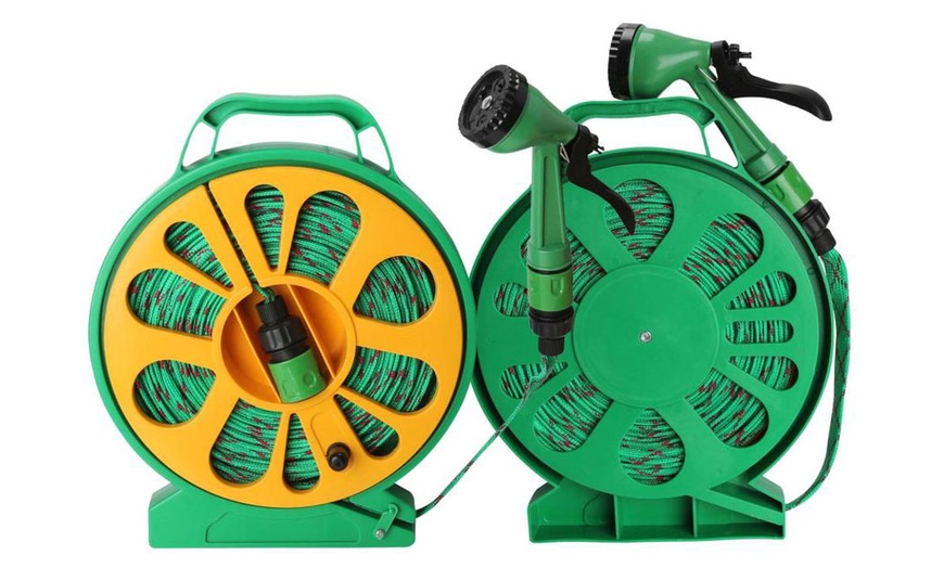 Image 2: Flat Reel Garden Hose