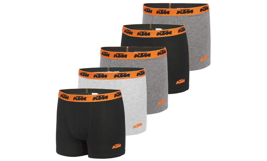 Image 3: Lot de 5 ou 10 boxers en coton KM pour homme