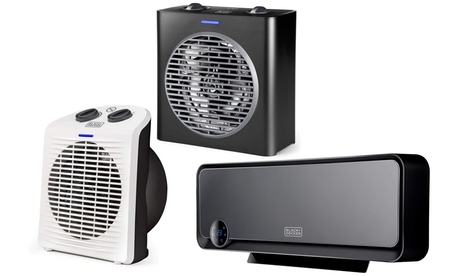 Termoventilatore Black & Decker con potenze da 1500 e 2000 W disponibili in vari modelli