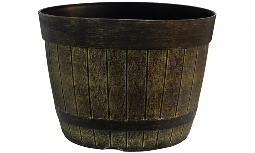 One, Two or Five Barrel-Style Planters