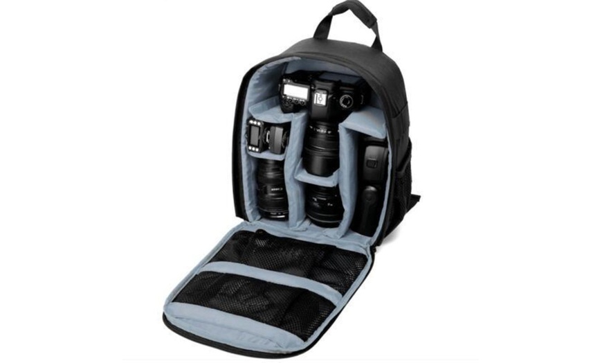 Image 5: Anti-Theft Camera Backpack