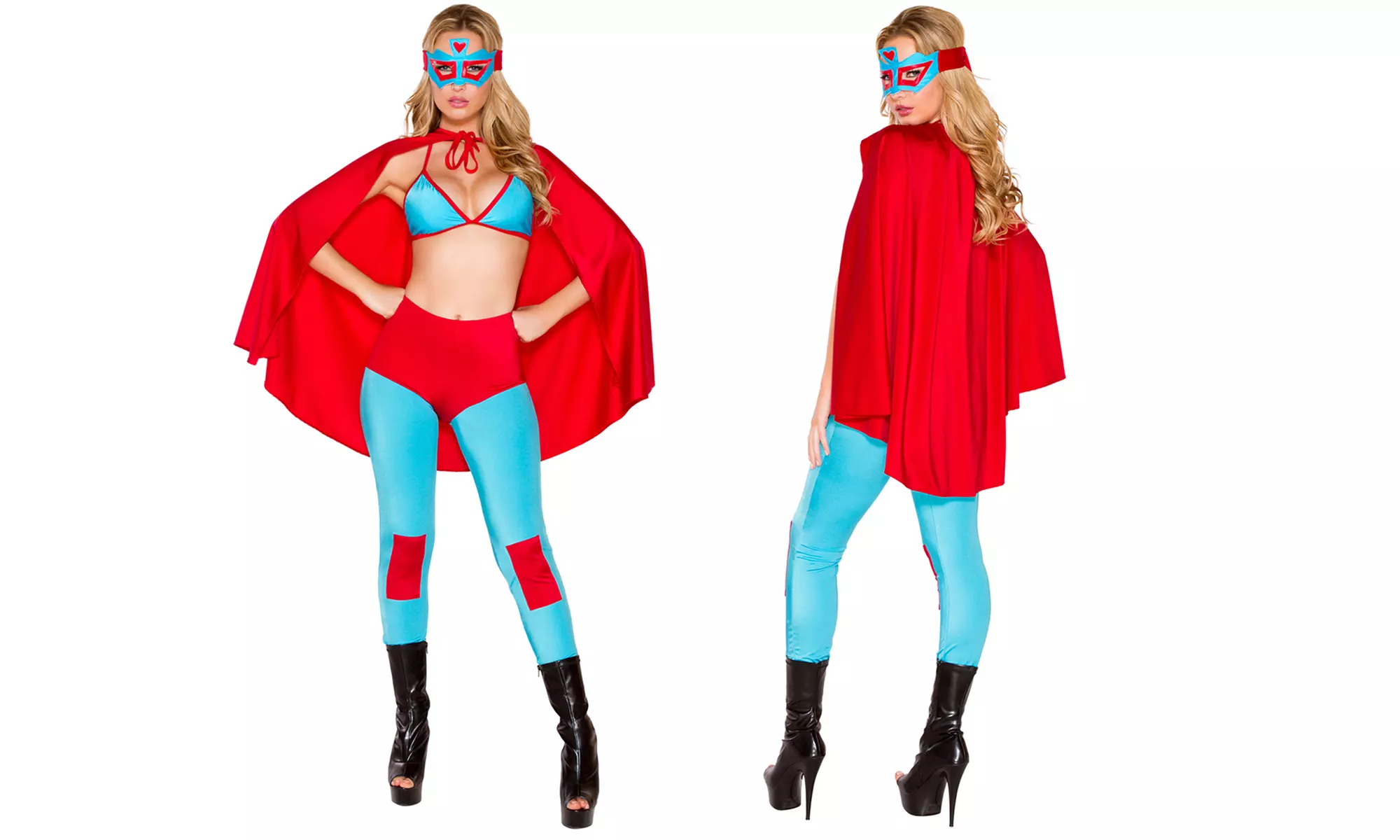 Women's Sexy Luchador Wrestler Costume - Primary Image