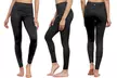 Lock and Love Women's Printed Tummy-Control Active Leggings with Pockets - Image 3