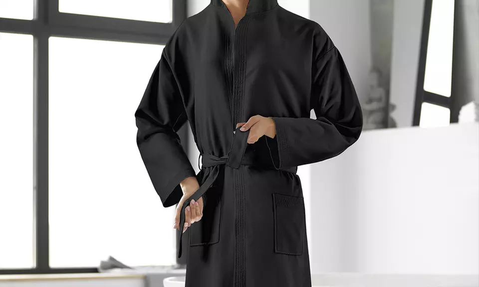 Accappatoio in microfibra con trattamento super assorbente