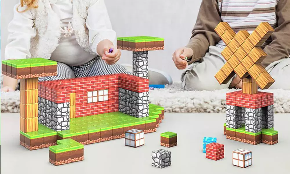 63 oder 100 magnetische Bausteine