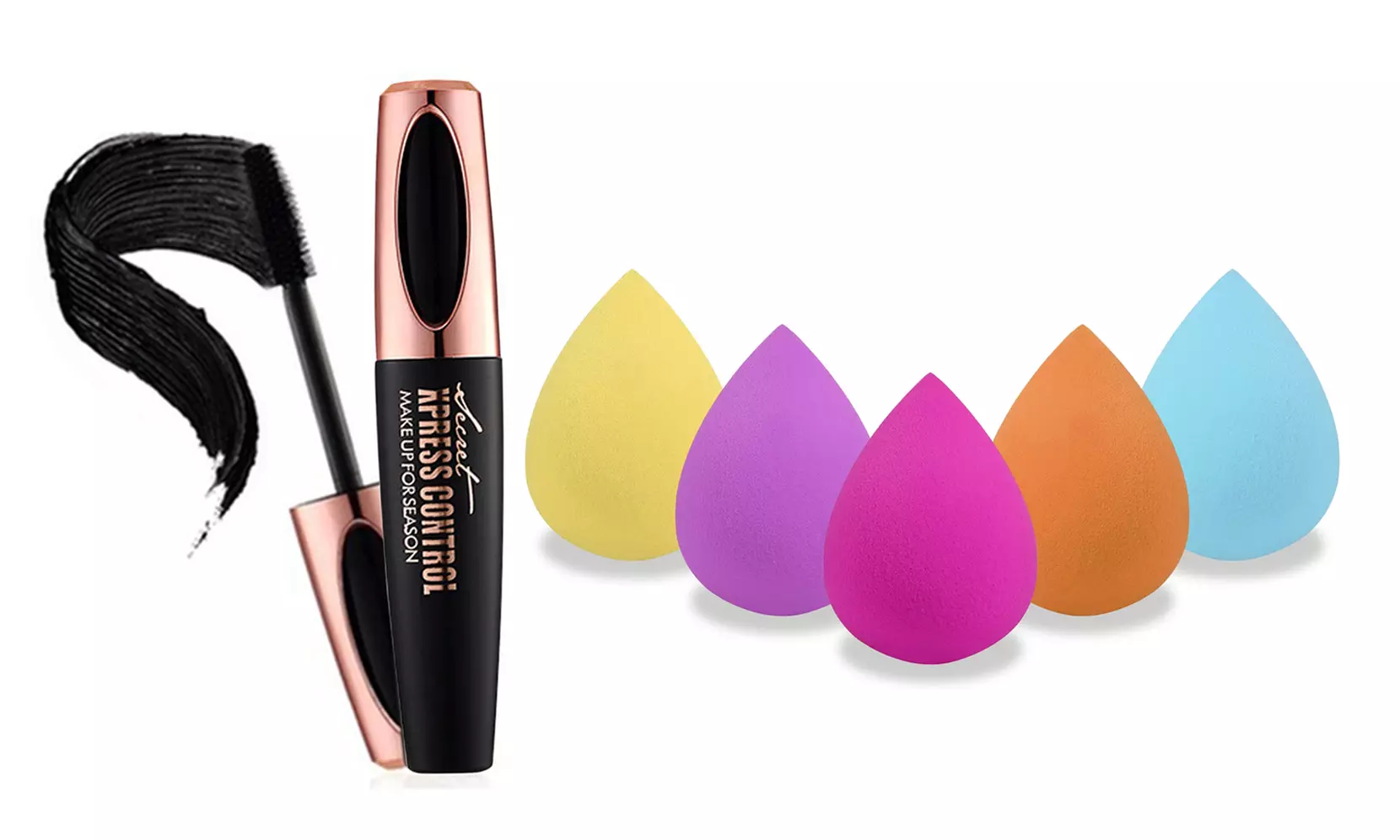 4D Voluminous Smudge-Proof Silk-Fiber Mascara - Image 3