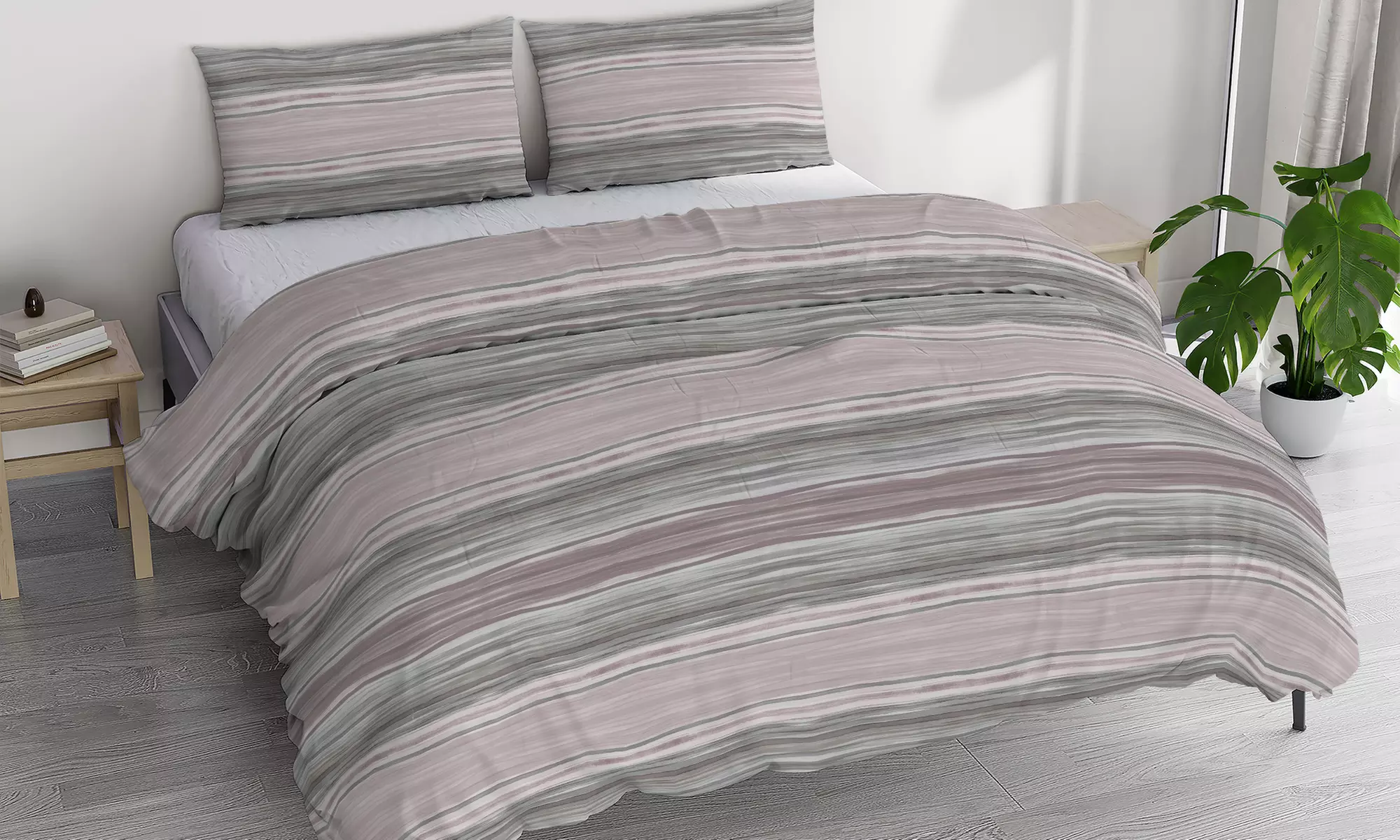 Parure copripiumino in cotone Made in Italy