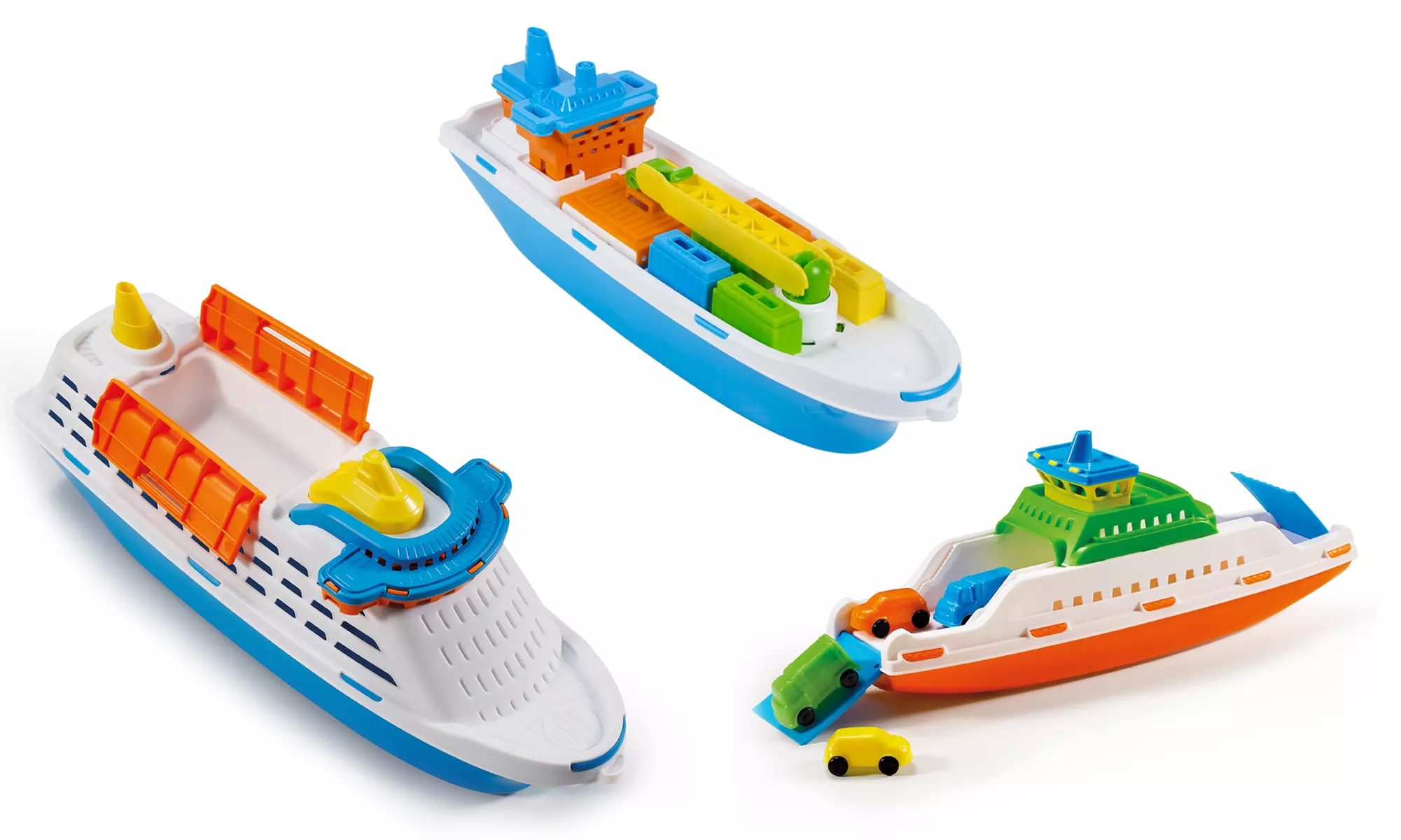 Floating Toy Ferry, Cruise or Cargo Ship - Primary Image