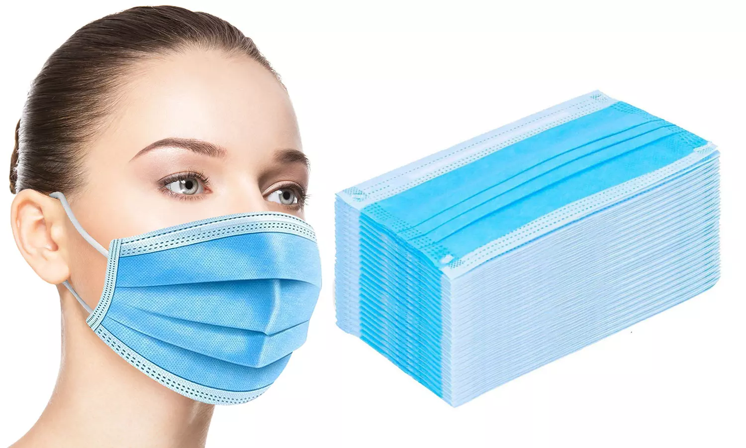 Warehouse Sale - Disposable Non-medical 3-Ply Face Masks (10, 20 and 50-Pack)
 - Second Medium