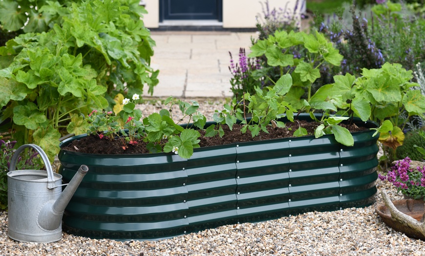 Image 1: Garden Gear Metal Raised Modular Garden Bed