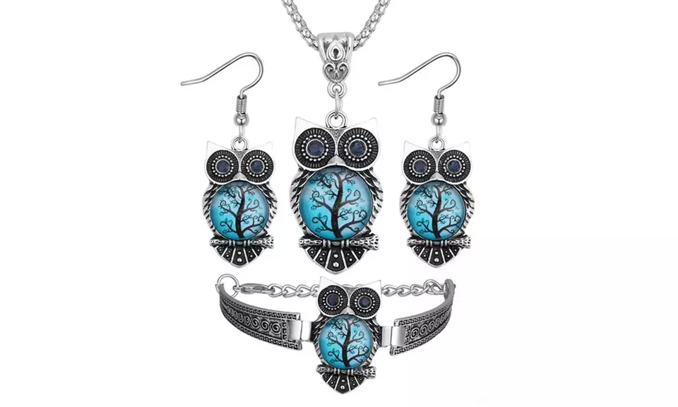 One, Two, Three, or Four Tribal Nocturnal Necklace, Earring, and Bracelet Sets from Novadab (Up to 76% Off) - Primary Image