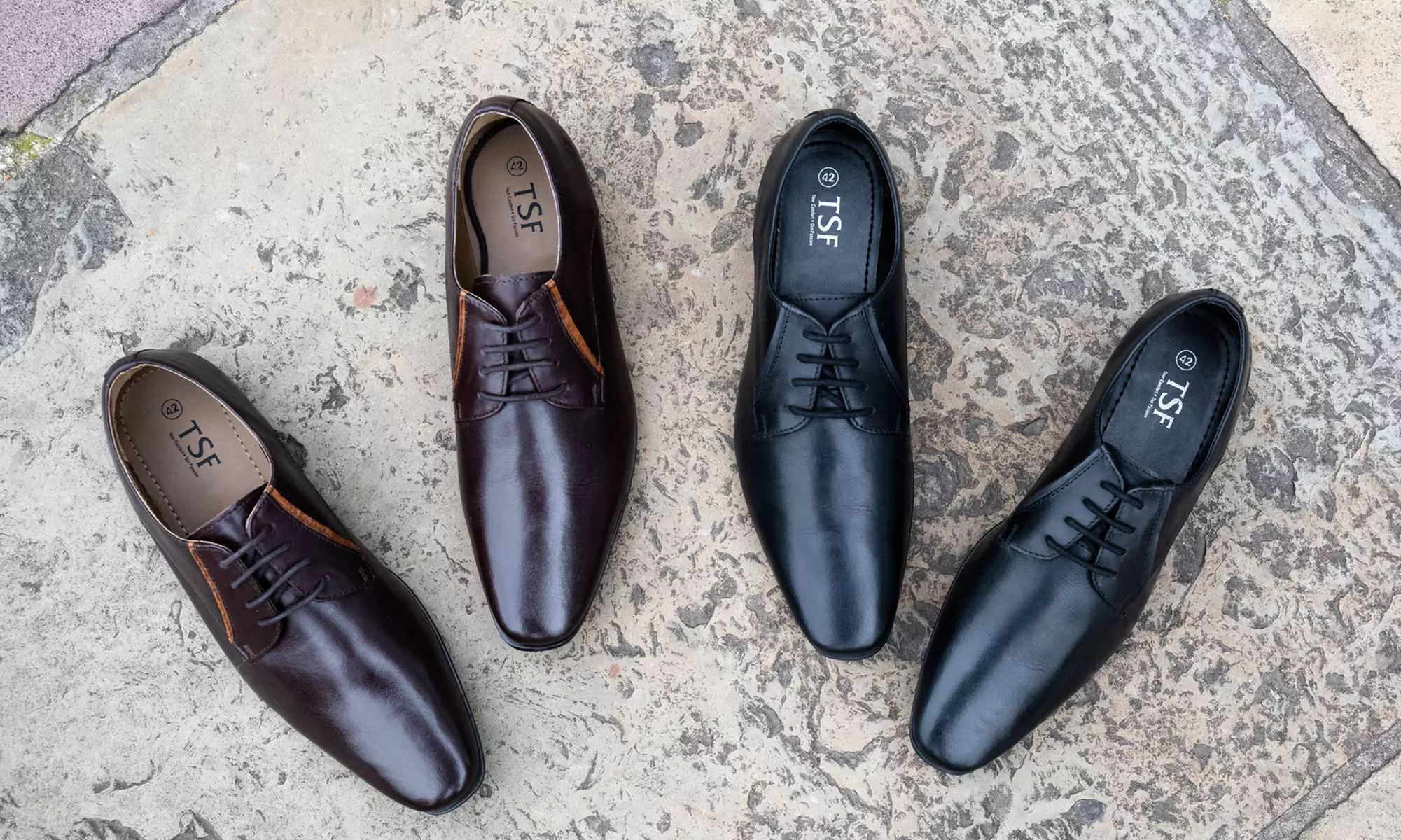 Derbies en cuir à lacets - Primary Image