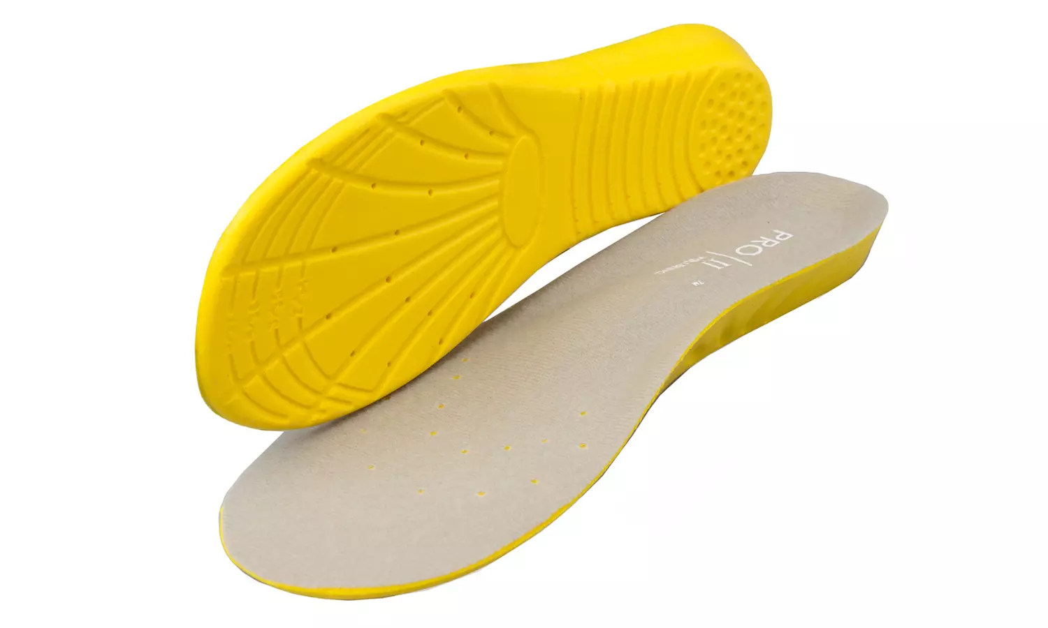 1 ou 2 Paires de semelles orthopédiques en mousse à mémoire de forme Pro 11 Wellbeing Insoles - Primary Image