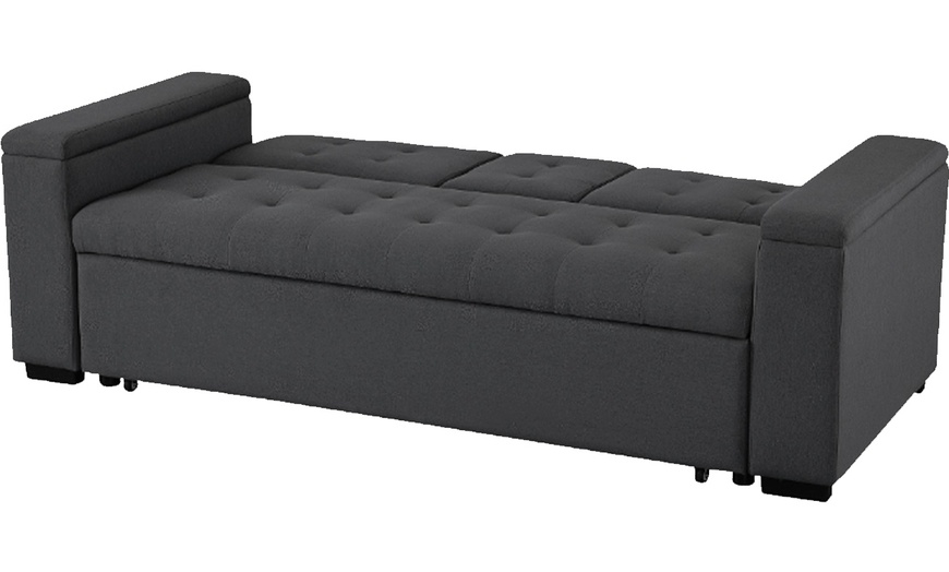 Image 26: Canapé convertible "Tilia" 3 places en tissu Kocoon