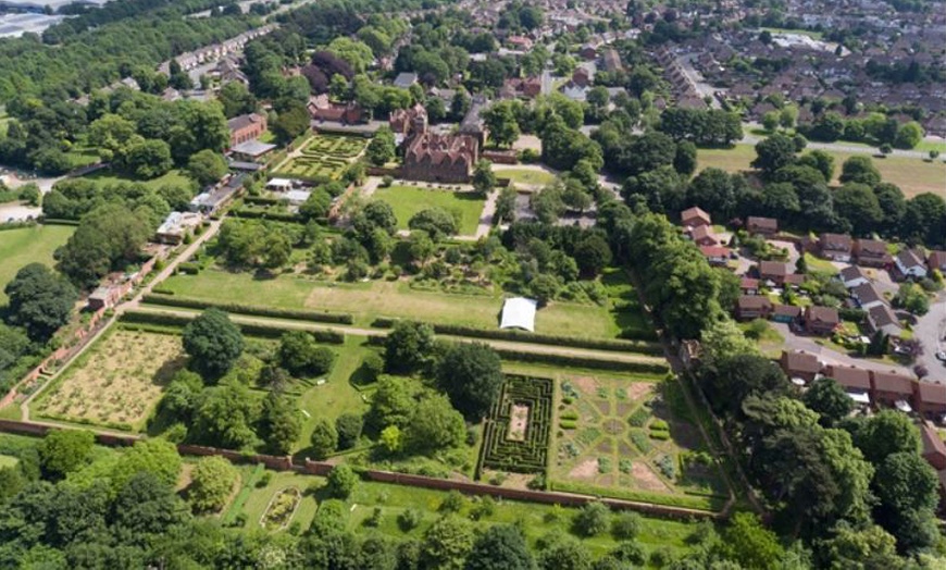 Image 13: Cream Tea Box with Entry to Castle Bromwich Hall Gardens 