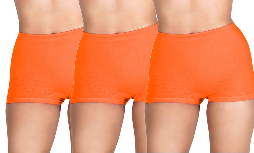 Image 16: Women's High Waist Boxer Shorts