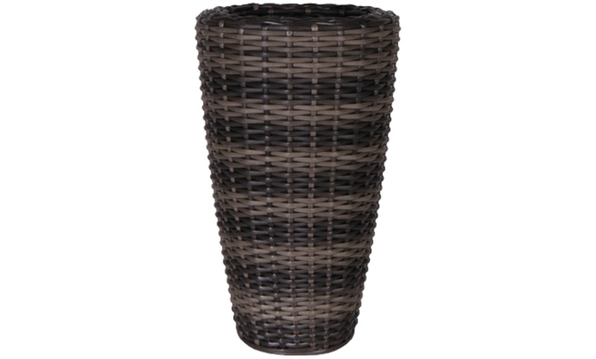 Image 3: Rattan-Effect Planters