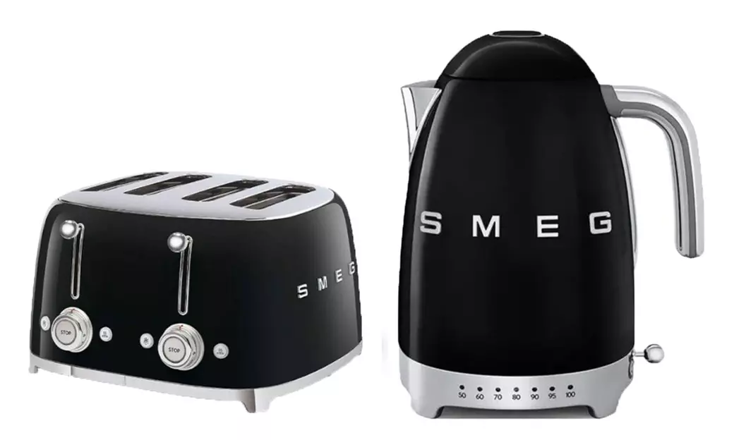 SMEG 4-Slice Toaster and 1.7L Variable Temperature Kettle Bundle - Image 3