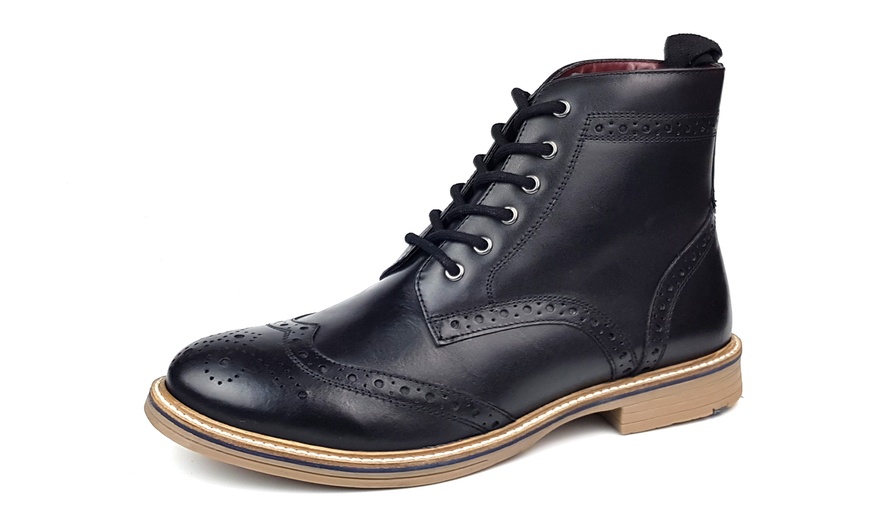 Image 2: Wellington Men's Leather Boots