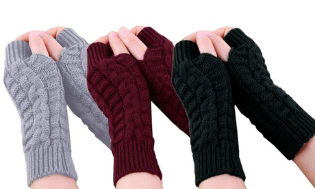 1, 2 ou 3 paires de mitaines en laine pour femme