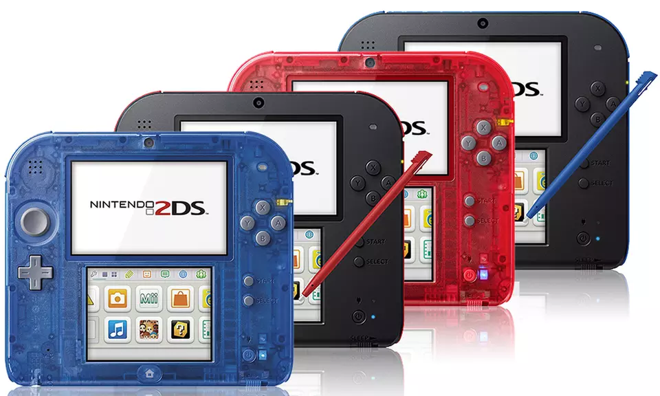 Nintendo 2DS Dual-Screen Handheld System with Stylus (Refurbished) - Primary Image