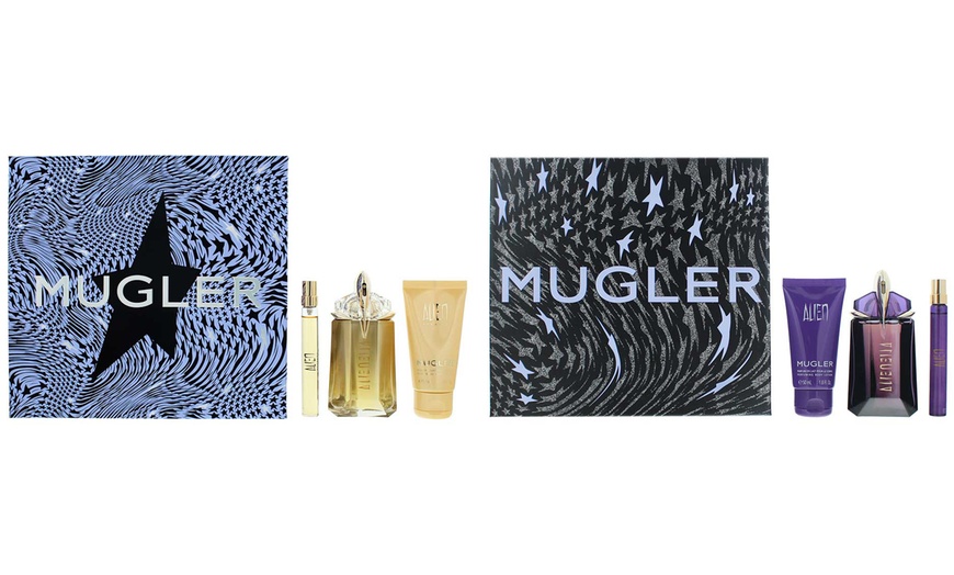 Image 1: Mugler Alien and Alien Goddess 3 Piece Gift Sets 