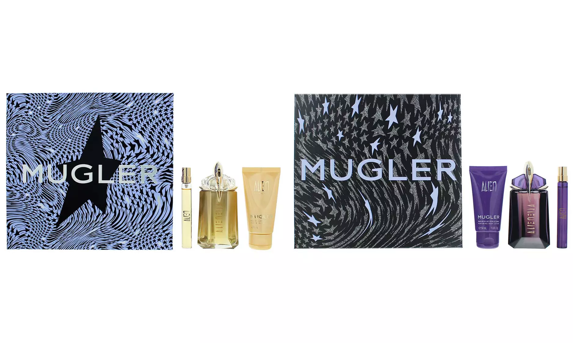 Mugler Alien and Alien Goddess 3 Piece Gift Sets - Luxurious Eau de Parfum and Body Lotion Duos - Primary Image