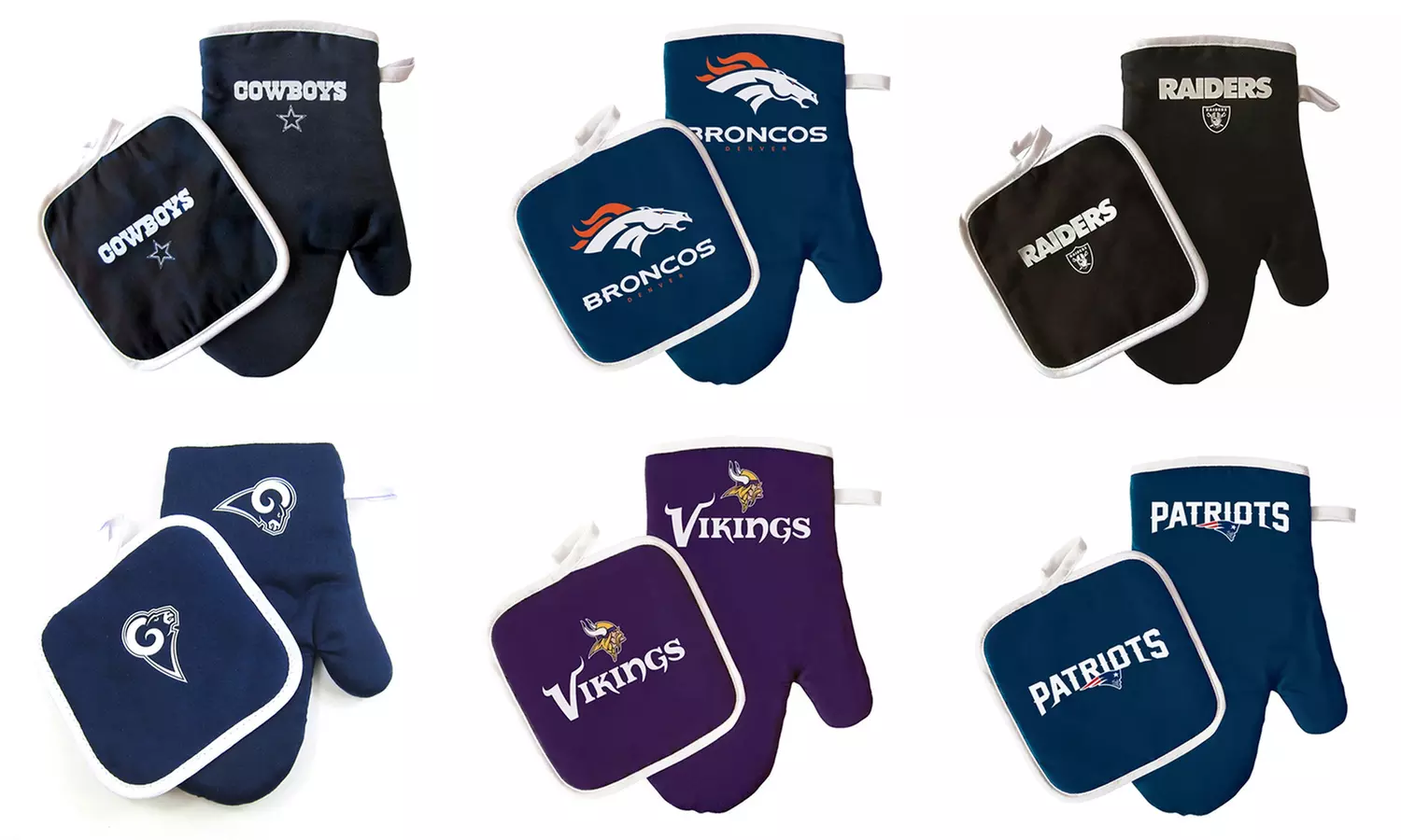 PSG NFL Oven Mitt & Potholder Set - Primary Image
