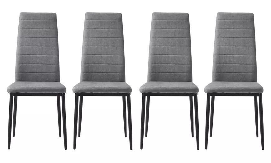 Image 10: 2 Scandinavische eetkamerstoelen