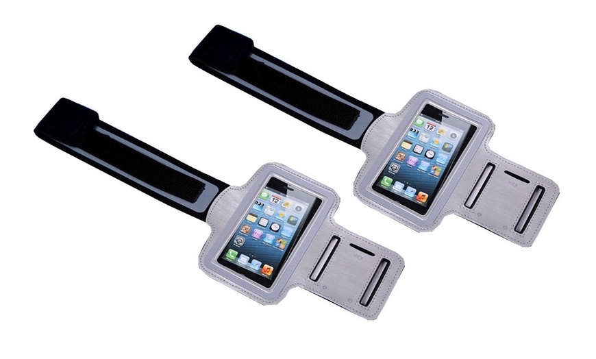 Image 10: One or Two Sports Armbands for iPhone