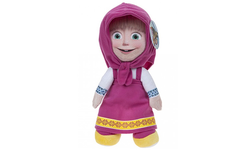 Image 3: Masha and The Bear Plush Toys