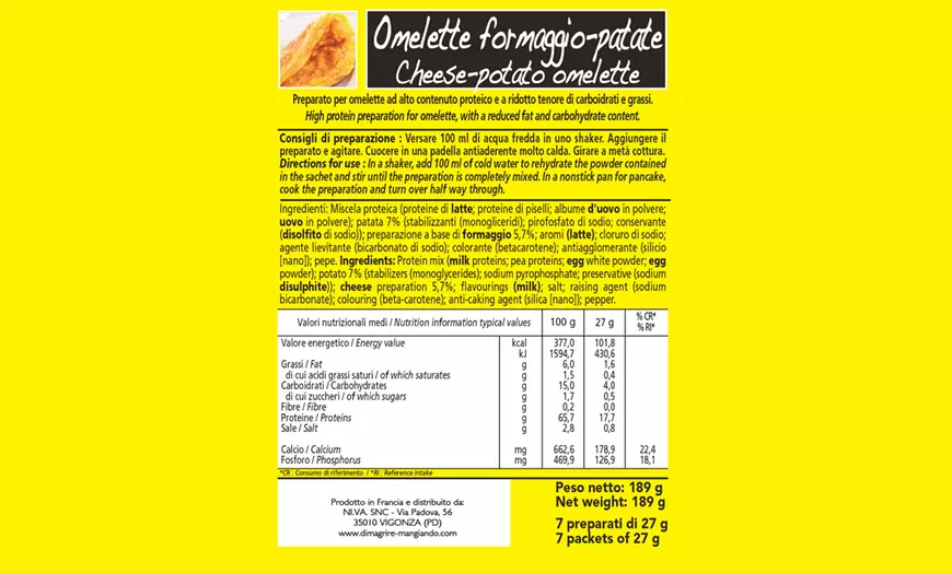 Image 28: Kits préparés pour le régime protéiné sans gluten