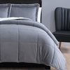 Image 1: Micromink and Sherpa Reversible Comforter Set (2- or 3-Piece)