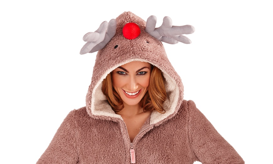 Image 7: Women's Novelty Xmas Onesie