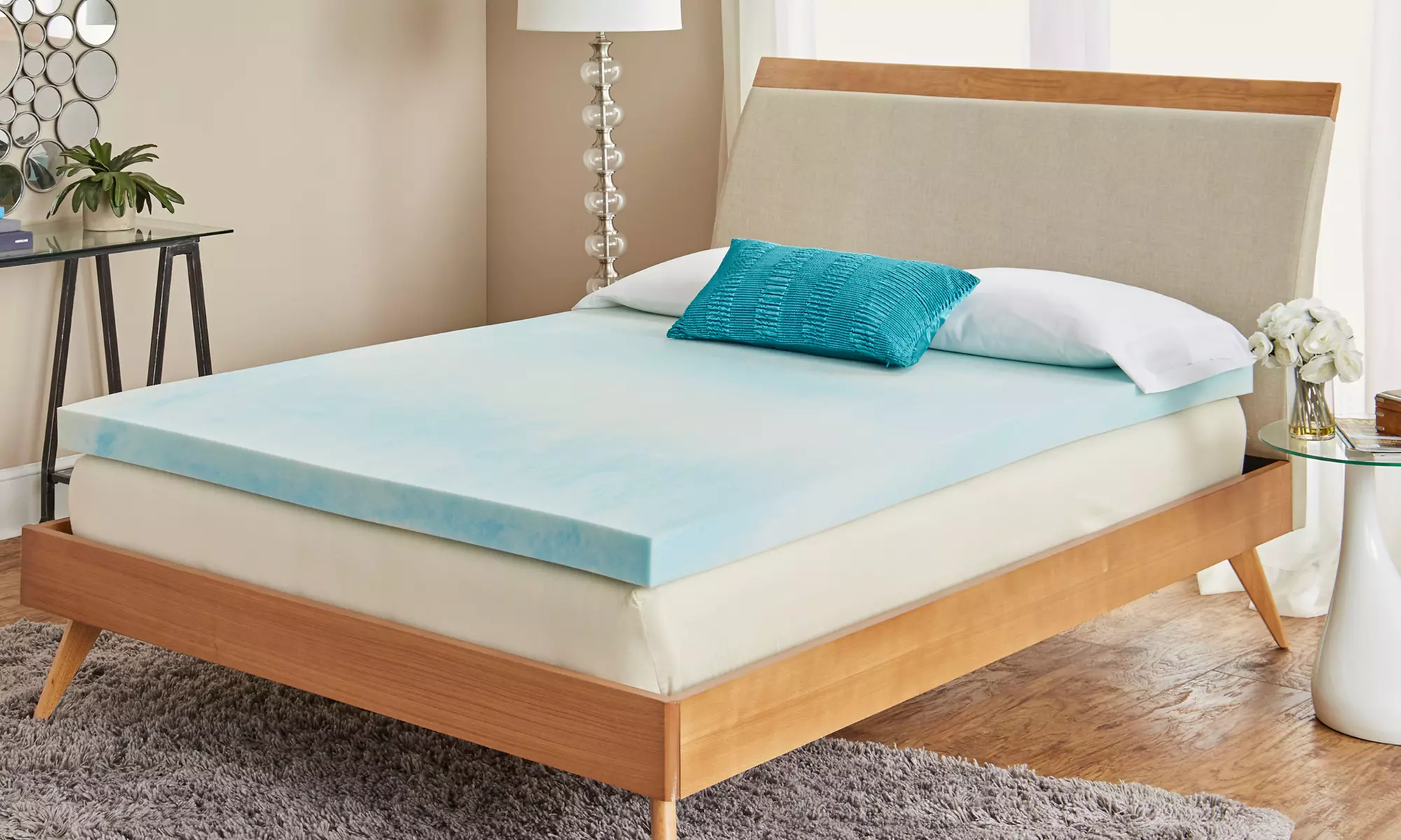 Comfort Philosophy 3'' Gel CoolFlow Memory Foam Mattress Topper - Primary Image