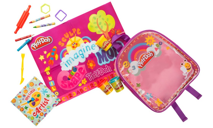 Image 4: Play-Doh Travel Activity Backpack