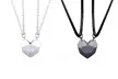 1 ou 2 colliers avec demi-coeur magnétique, livraison offerte - Image 5