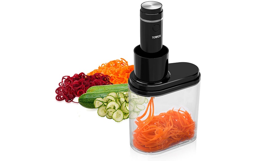 Image 6: Tower T19014 Electric Spiralizer