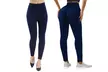 One or Two Pairs of Women's Seamless High Waist Fleece-Lined Leggings - Second Medium