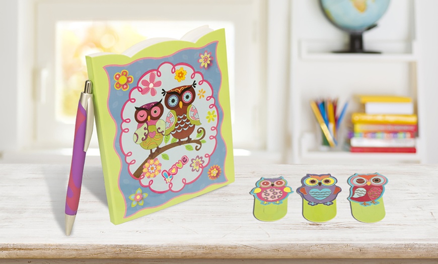 Image 15: Kandy Toys Owl Stationery Bundle