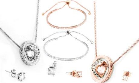 1 ou 2 parures de bijou Iclyn ornées de cristaux Swarovski®