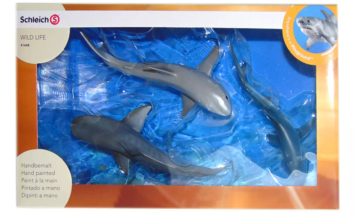 Schleich Spielfiguren-Set „Wild Life“ mit 3 Haien - Second Medium