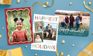 Up to 79% Off Custom Holiday Photo Cards 