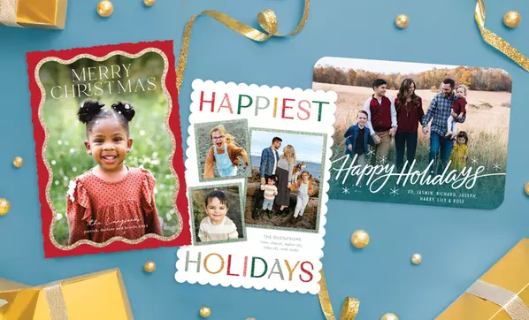 40,70,100,or150CustomHolidayPhotoCardsfromPhotoAffections(Upto76%Off)