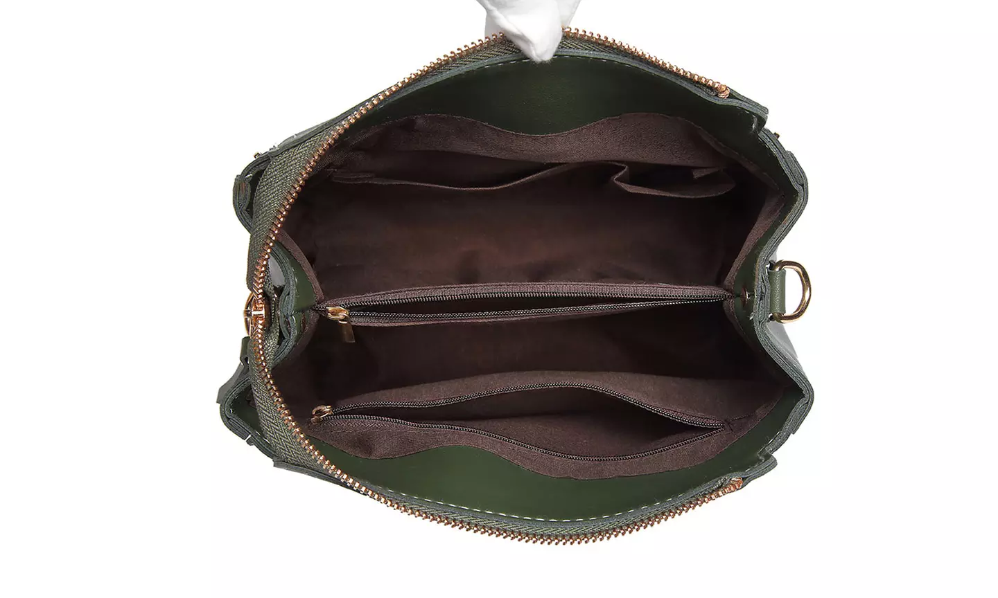 Leather Look Practical Large Capacity Crossbody Bag