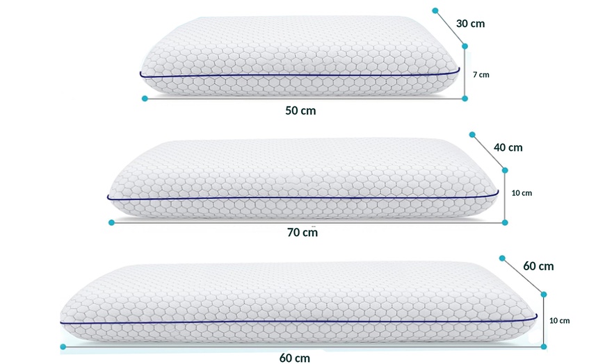 Image 6: Oreiller à mémoire de forme avec housse rafraichissante, Sampur