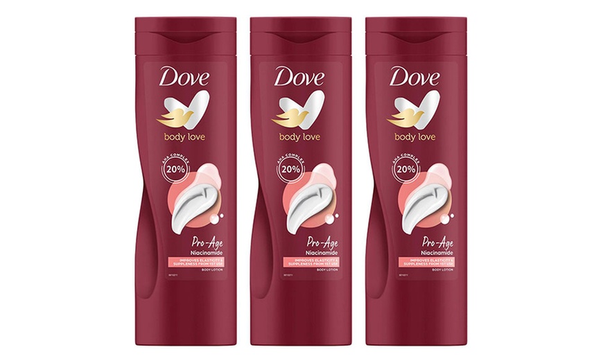 Image 12: Three- or Six-Pack of Dove Body lotions 400ml