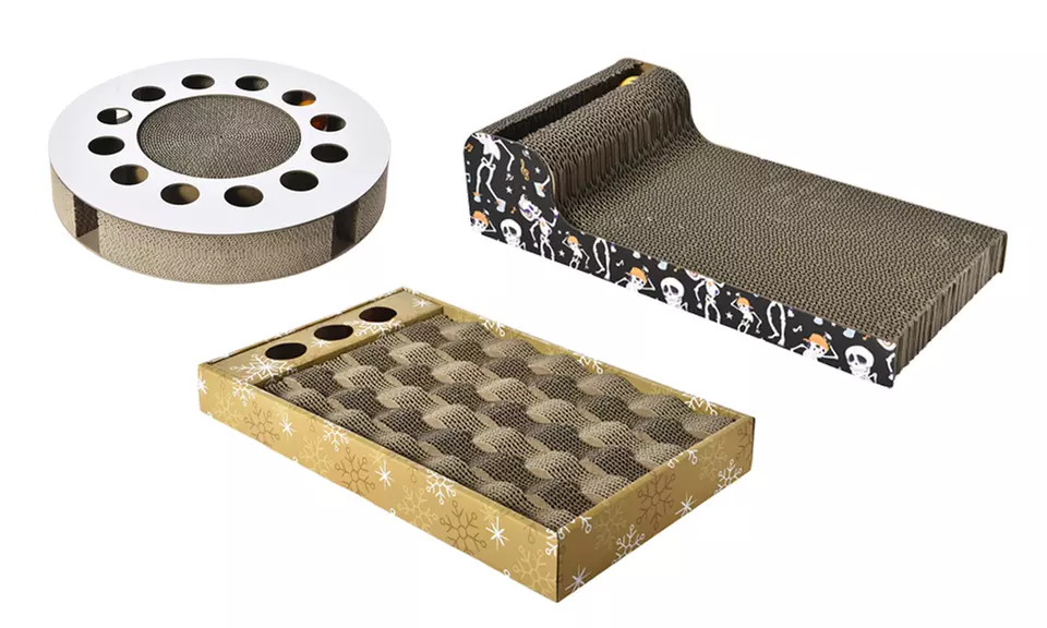 Tavolette tiragraffi in cartone riciclato per gatti